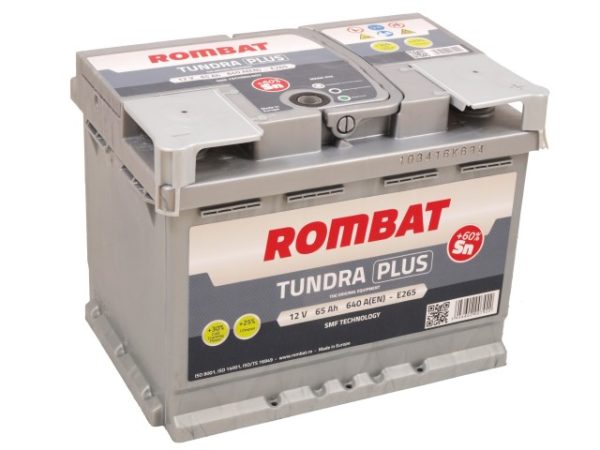 Rombat TUNDRA PLUS 12V 65Ah 640A(EN) L2 242x175x190 0/1 EAN5946602007922