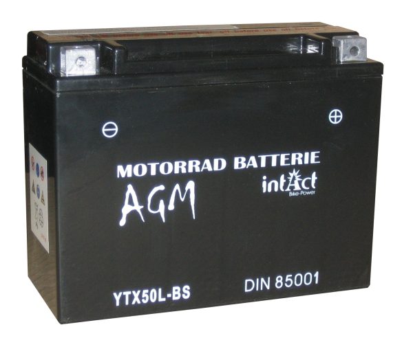 205 x 87 x 162 - + Intact Bike Power AGM 12V 21Ah(c20) 290A(EN) CTX50L-BS LI-07 HVT-06 EAN4250227523
