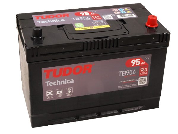 TUDOR TECHNICA TB954 12V 95Ah JIS 760A(EN) 306x173x222 0/1 EAN3661024054454
