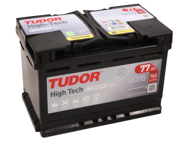 TUDOR HIGH-TECH TA770 12V 77Ah 760A(EN) 278x175x190 0/1 EAN3661024054249