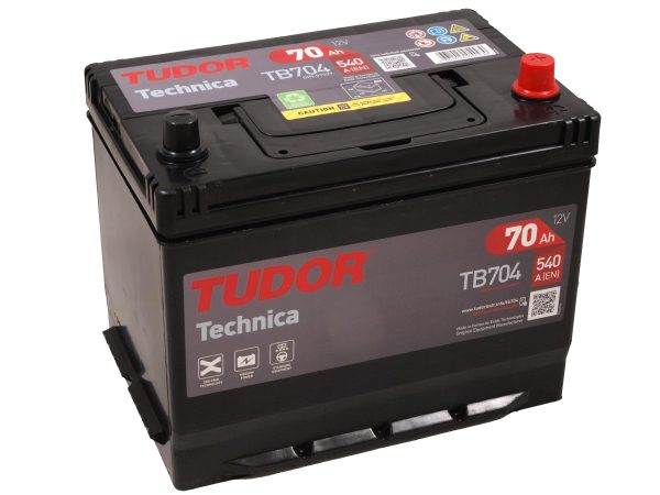 TUDOR TECHNICA TB704 12V 70Ah 540A 270x173x222 0/1 EAN3661024054430