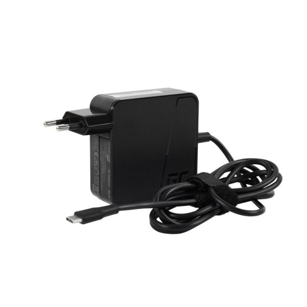 Lādētājs AC Adapteris Green Cell PRO USB-C 65W PC, planšetēm, telefoniem