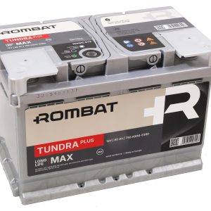 Rombat TUNDRA PLUS 12V 80Ah 750A(EN) L3 278X175X190 0/1 EAN5946602007946