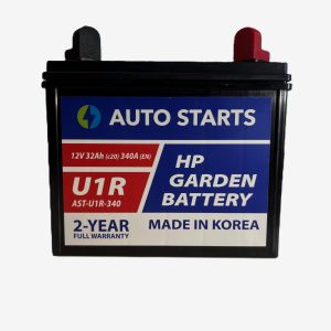 AUTO STARTS HP GARDEN BATTERY U1R 12V 32Ah (c20) 340A (EN) 197x130x158/185 0/1, EAN4751039330922