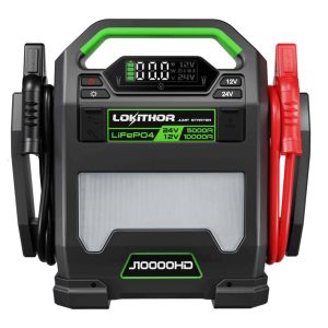 LOKITHOR 12V /24V 10000A 256Wh starta palīgiekarta