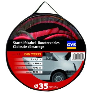 Starta vadi PRO 700A (4L/7L) - INSULATED CLAMPS - Ø35mm² - 2 x 4.5m