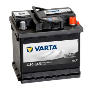 VARTA PROMOTIVE BLACK C20 12V 55Ah 420A (EN) 246x175x190 0/1 EAN4016987128954