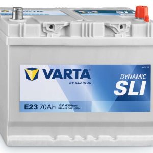 VARTA DYNAMIC SLI E23 12V 70Ah 630A (EN) 261x175x220 0/1 EAN4016987167625