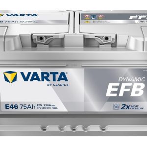 VARTA DYNAMIC EFB E46 12V 75Ah 730A (EN) 315x175x175 0/1 EAN4016987167366