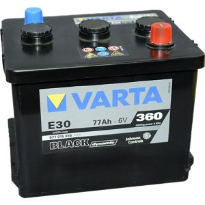 VARTA Black Dynamic E30 6V 77Ah(c20) 360A(EN) 216x170x191mm 0/1 B06
