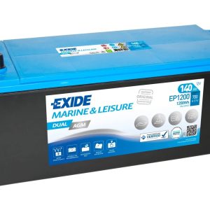 EXIDE Dual AGM EP1200 12V 140Ah (c20) 700A(EN) 513x189x223 3/1 EAN3661024035958