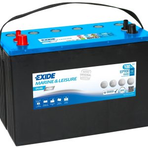 EXIDE Dual AGM EP900 12V 100Ah(c20) 720A(EN) 330x172x242 1/DT EAN3661024035965